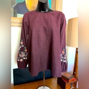 J.Jill embellished top